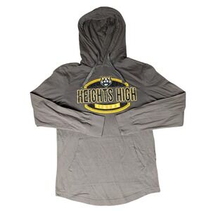 Heights High Tigers PEL Athletic‎ Mens Grey  Pullover Hoodie Sweatshirt Size S